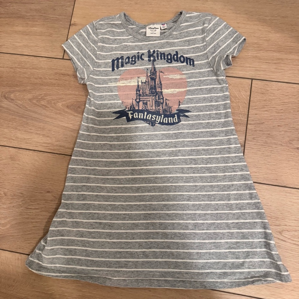 Disney Parks Magic Kingdom Fantasyland girls dress S WDW Disneyland